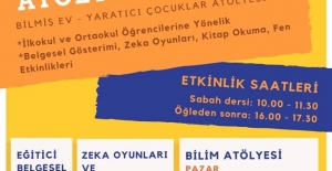 İçmeler Atatürk Bilim Ve Eğitim Parkı'nın Ağustos Ayı Atölye Programı Açıklandı