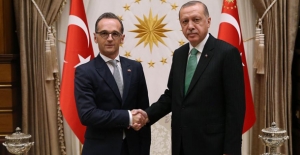 Cumhurbaşkanı Erdoğan Almanya Dışişleri Bakanı Maas’ı Kabul Etti