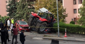 Başkentte Traktör Alarmı