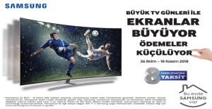 Büyük Ekran Samsung TV’ler Küçük Fiyatlarla Satışta
