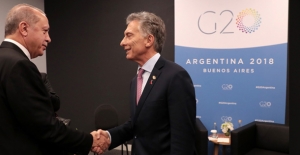 Cumhurbaşkanı Erdoğan, Arjantin Cumhurbaşkanı Macri İle Görüştü