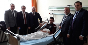 MHP'li Usta'dan Gazi Uzman Çavuş Hilmi Can Gelin’e Anlamlı Ziyaret