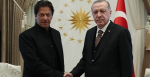 Pakistan Başbakanı İmran Han Cumhurbaşkanlığı Külliyesinde