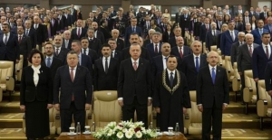 Cumhurbaşkanı Erdoğan, Anayasa Mahkemesi Üyesi Seferinoğlu'nun Yemin Törenine Katıldı