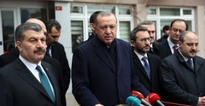 Cumhurbaşkanı Erdoğan, Kartal’da çöken binada incelemelerde bulundu