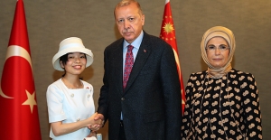 Cumhurbaşkanı Erdoğan, Altes Prenses Akiko Mikasa İle Görüştü