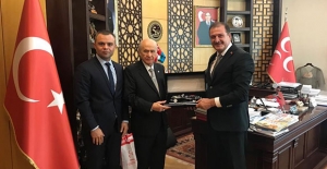Türkiye Taekwondo Federasyonu'ndan MHP Genel Başkanı Bahçeli'ye Ziyaret