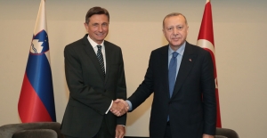 Cumhurbaşkanı Erdoğan, Slovenya Cumhurbaşkanı Pahor İle Görüştü