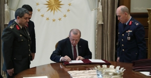 Cumhurbaşkanı Erdoğan, Yüksek Askerî Şûra Kararlarını Onayladı