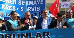 Ankara Şehir Hastanesi’nde Sağlık Çalışanlarından Eylem