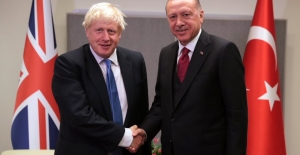 Cumhurbaşkanı Erdoğan, İngiltere Başbakanı Boris Johnson İle Görüştü
