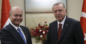 Cumhurbaşkanı Erdoğan, Irak Cumhurbaşkanı Salih İle Görüştü
