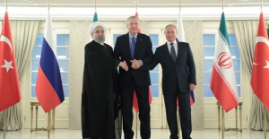 Türkiye-Rusya-İran Üçlü Zirvesi Çankaya Köşkünde Toplandı