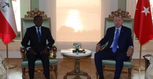Cumhurbaşkanı Erdoğan, Ekvator Ginesi Cumhurbaşkanı Nguema Mbasogo ile görüştü