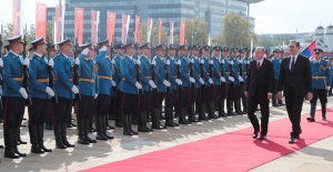 Cumhurbaşkanı Erdoğan Sırbistan'da Resmi Törenle Karşılandı