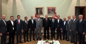 Cumhurbaşkanı Erdoğan, Türkiye-AB Karma İstişare Komitesi Üyelerini Kabul Etti