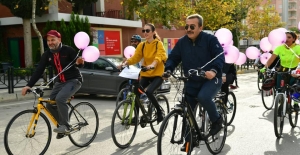 Başkan Çetin, Şiddete Karşı Pedal Çevirdi