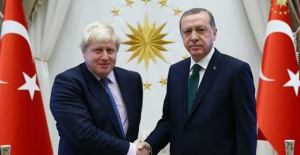 Cumhurbaşkanı Erdoğan, Birleşik Krallık Başbakanı Johnson İle Telefonda Görüştü