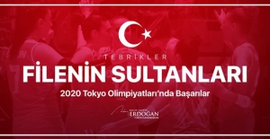 Cumhurbaşkanı Erdoğan'dan Filenin Sultanları’na Kutlama Mesajı