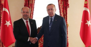 Cumhurbaşkanı Erdoğan, KKTC Başbakanı Ersin Tatar İle Bir Araya Geldi