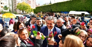 Başkan Çetin'e Sevgi Seli