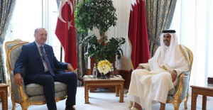 Cumhurbaşkanı Erdoğan, Katar Emiri Şeyh Temim İle Telefonda Görüştü