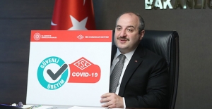 Bakan Varank: “COVID-19 Güvenli Üretim Belgesi” Logosunu Tanıttı