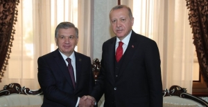 Cumhurbaşkanı Erdoğan, Özbekistan Cumhurbaşkanı Mirziyoyev İle Telefonda Görüştü