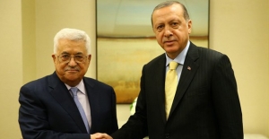 Cumhurbaşkanı Erdoğan, Filistin Devlet Başkanı Abbas İle Bir Telefonda Görüştü