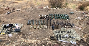 Irak Kuzeyinde Terör Örgütü PKK’ya Ait Silah, Mühimmat Ve Malzeme Ele Geçirildi