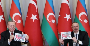 Cumhurbaşkanı Erdoğan, Azerbaycan Cumhurbaşkanı Aliyev İle Ortak Basın Toplantısı Düzenledi