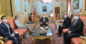 TBMM Başkanı Şentop, Bulgaristan'ın Ankara Büyükelçisi Neynsky'yi Kabul Etti