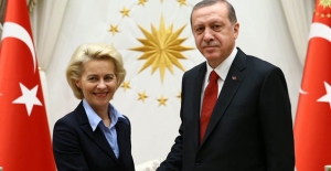 Cumhurbaşkanı Erdoğan, AB Komisyon Başkanı Ursula Von Der Leyen İle Görüştü