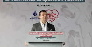 İmamoğlu: “Hedef Yılda 20 Km Metroyu İstanbullulara Kazandırmak”