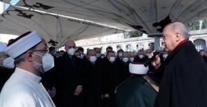 Cumhurbaşkanı Erdoğan, Muhammed Emin Saraç’ın Cenaze Törenine Katıldı