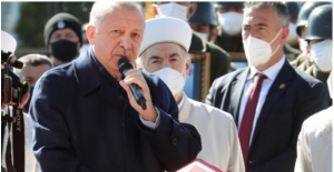 Cumhurbaşkanı Erdoğan, Helikopter Kazasında Şehit Olan Askerler İçin Düzenlenen Cenaze Törenine Katıldı