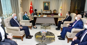 Yeniden Refah Partisi Genel Başkanı Erbakan’dan İYİ Parti Genel Başkanı Akşener’e Ziyaret