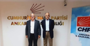 Murat Karayalçın, CHP Ankara İl Başkanlığı’nı Ziyaret Etti