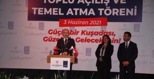 CHP Genel Başkanı Kılıçdaroğlu, Kuşadası’nda Toplu Açılış Ve Temel Atma Törenine Katıldı