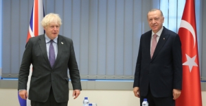 Cumhurbaşkanı Erdoğan, Birleşik Krallık Başbakanı Johnson ile Görüştü