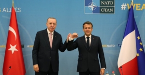 Cumhurbaşkanı Erdoğan, Fransa Cumhurbaşkanı Macron İle Görüştü