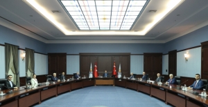 Cumhurbaşkanı Erdoğan, Yeni Azerbaycan Partisi Genel Başkanvekili Budaqov Ve Beraberindeki Heyeti Kabul Etti