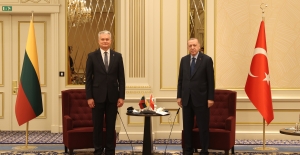 Cumhurbaşkanı Erdoğan, Litvanya Cumhurbaşkanı Nauseda İle Görüştü