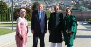Cumhurbaşkanı Erdoğan, Pakistan Cumhurbaşkanı Alvi İle Görüştü