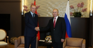 Cumhurbaşkanı Erdoğan, Rusya Devlet Başkanı Putin İle Bir Araya Geldi