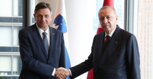 Cumhurbaşkanı Erdoğan, Slovenya Cumhurbaşkanı Pahor İle Bir Araya Geldi