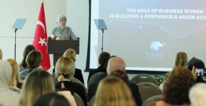 Emine Erdoğan, "Çevreye Duyarlı Sürdürülebilir Ekonomi ve İş Kadınlarının Rolü" Başlıklı Konferansa Katıldı