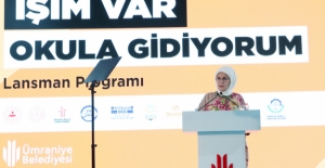 Emine Erdoğan “İşim Var. Okula Gidiyorum” Projesinin Tanıtımına Katıldı