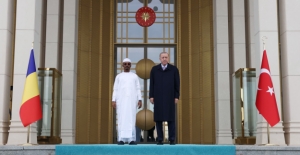 Cumhurbaşkanı Erdoğan, Çad Geçiş Dönemi Devlet Başkanı Itno'yu Resmi Törenle Karşıladı