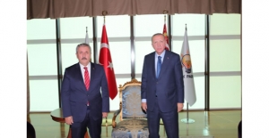 Cumhurbaşkanı Erdoğan, BBP Genel Başkanı Destici’yi Kabul Etti